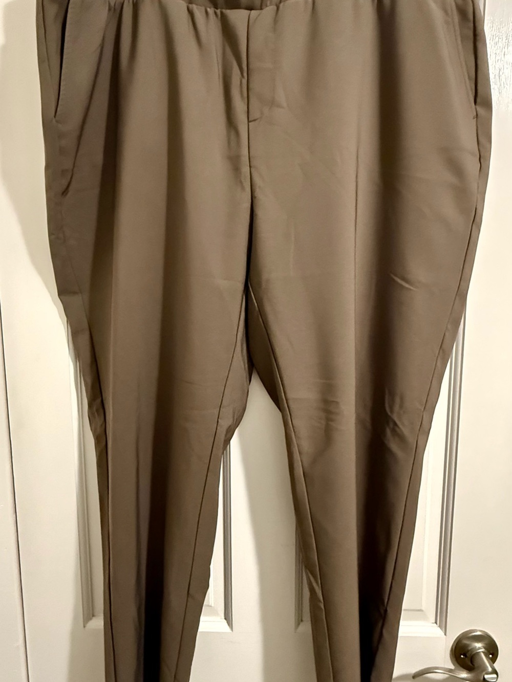 Studio by Torrid Taupe Brown Stretch Pull-On Dress Pants -3 Tall
